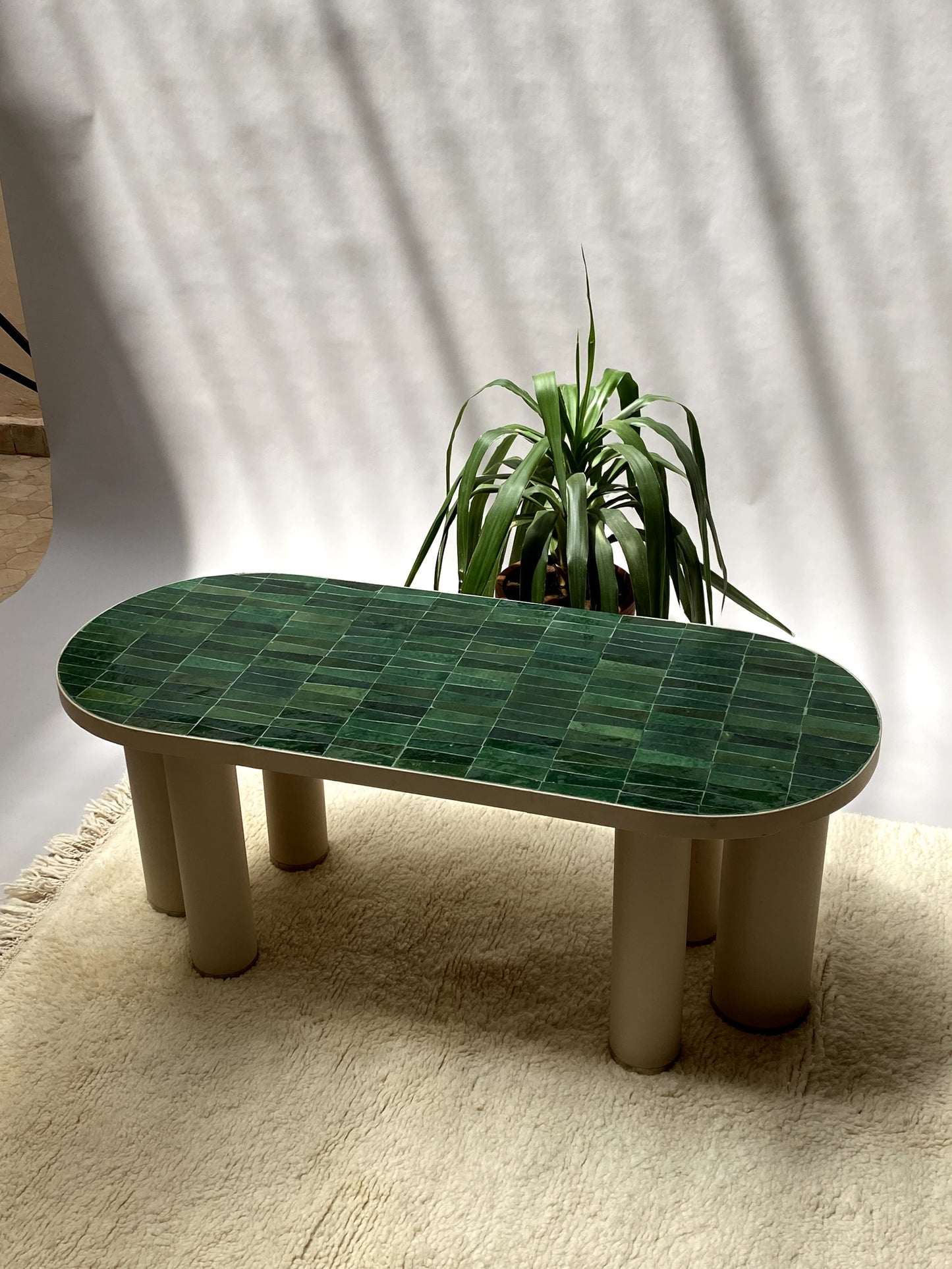 Zellige Oval Table