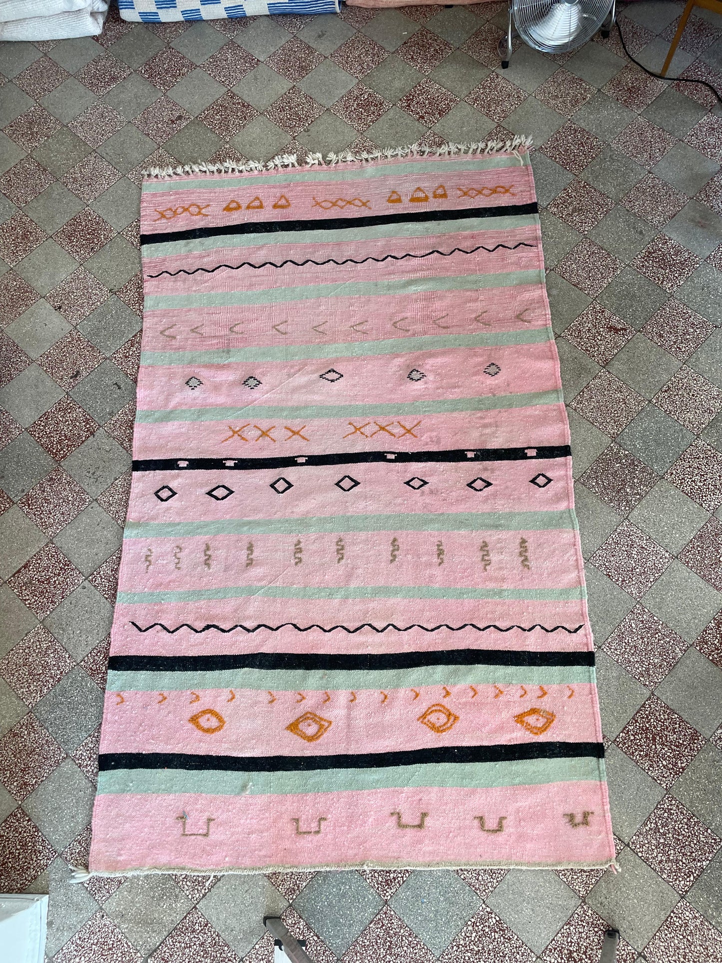 Marokkolainen Kilim Hanbel matto 265x165cm