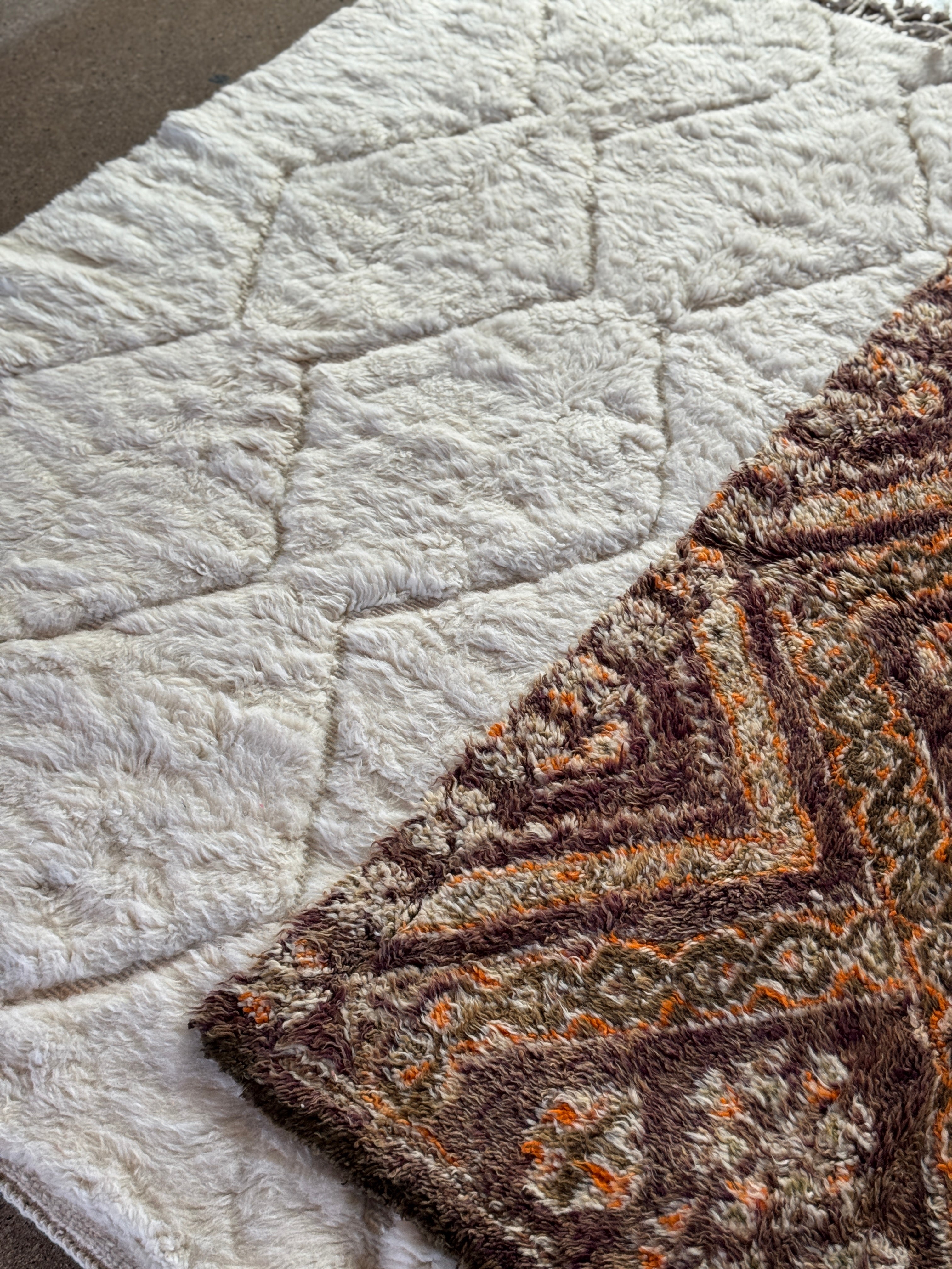 Moroccan Mrirt Rug Polar Bear 235x180cm