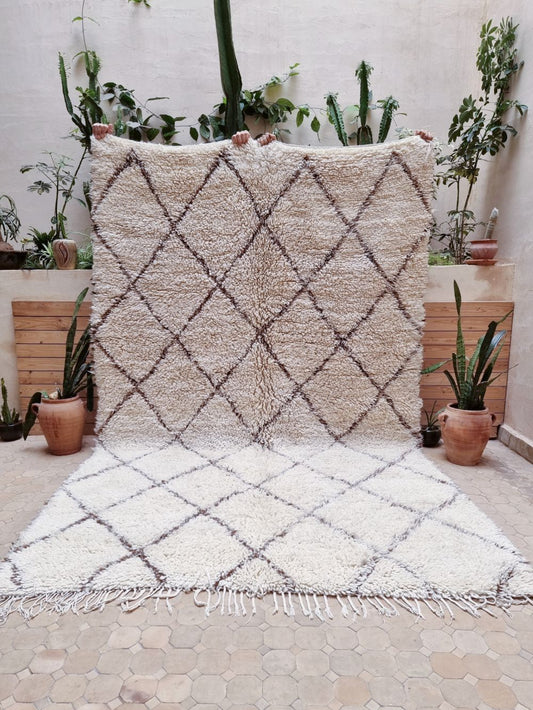 Marokkolainen vintage Beni Ouarain matto 315x200cm