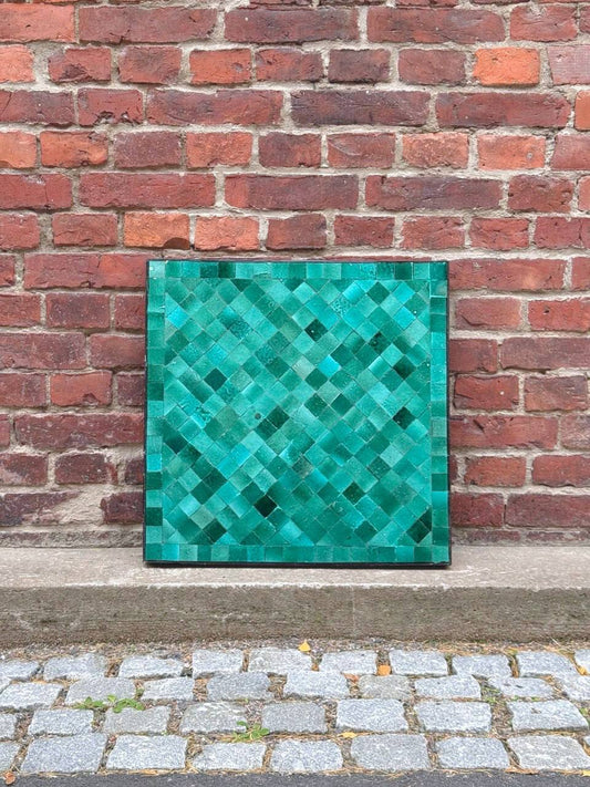 Mosaic Table Emerald Blue