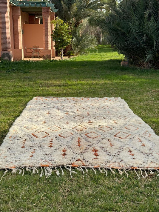 Marokkolainen vintage Beni Ouarain matto 420x225cm
