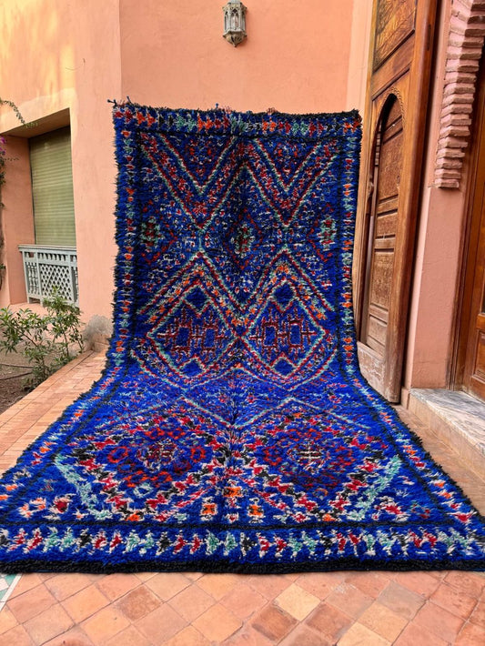 Marokkolainen vintage Beni M'Guild matto 400x185cm