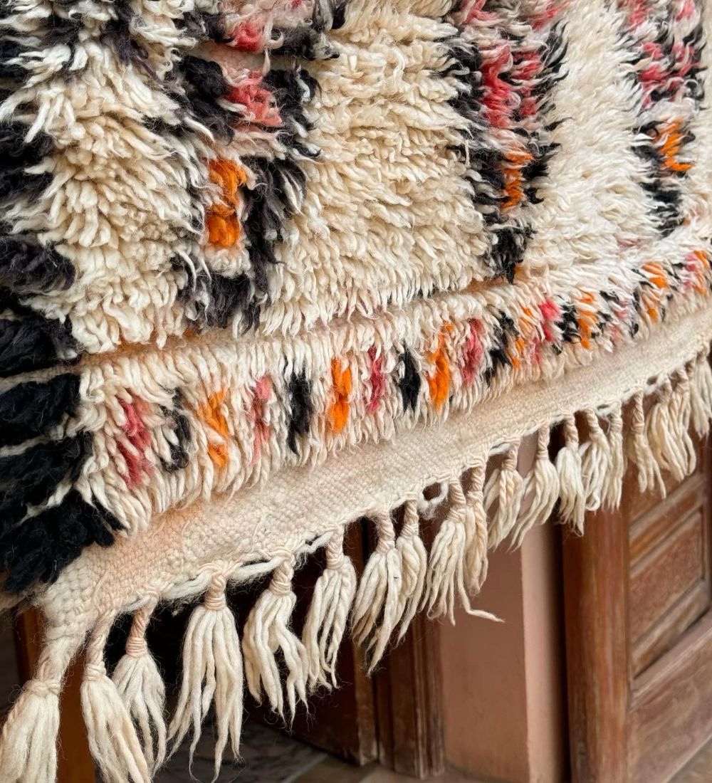 Marokkolainen vintage Beni Ouarain matto 340x185cm