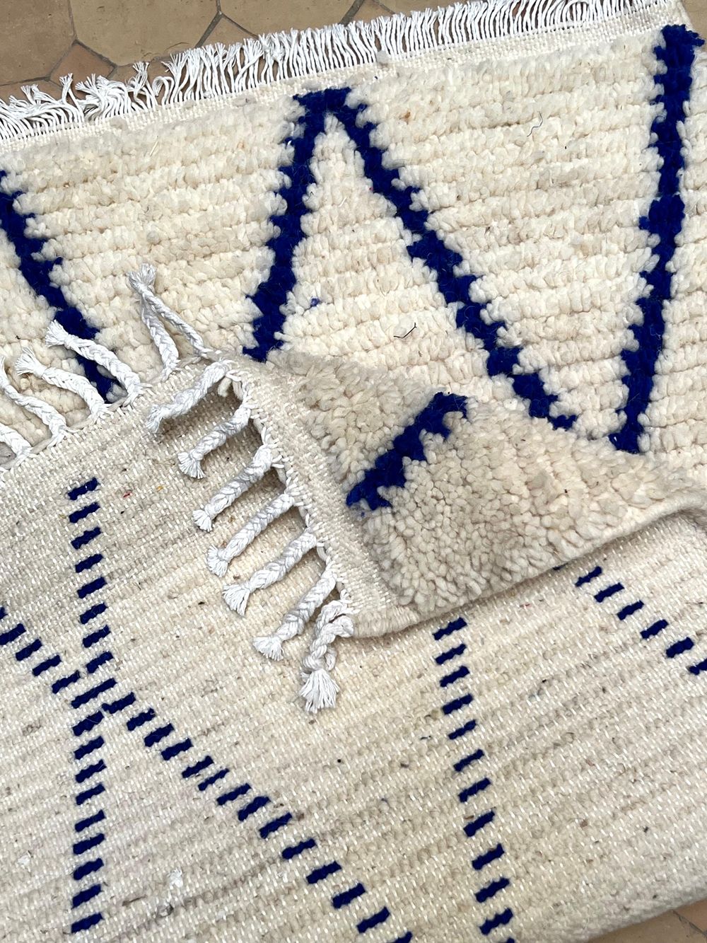 Moroccan Azilal Rug 100x50cm