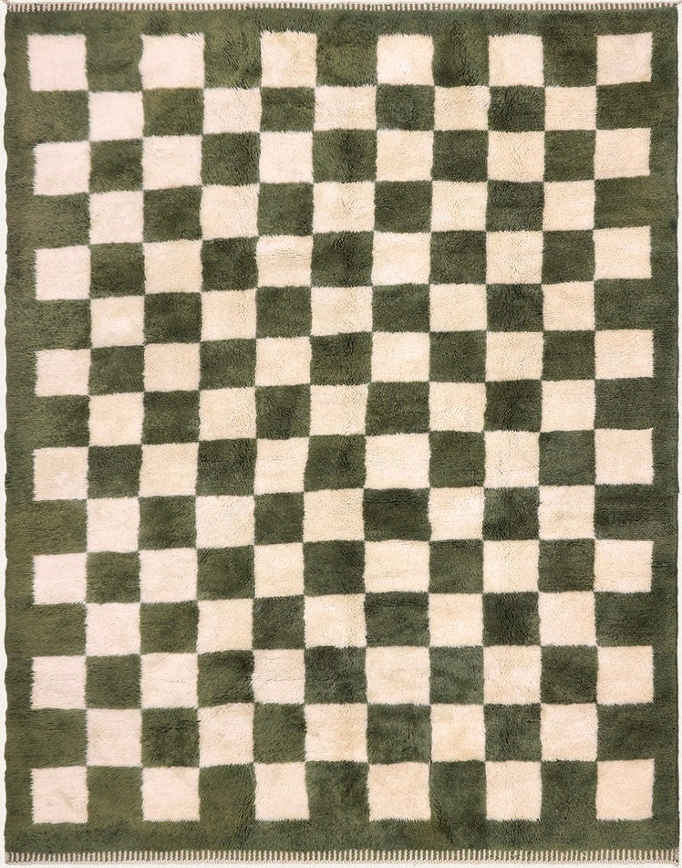 Moroccan Checkered Mrirt Rug 275x220cm