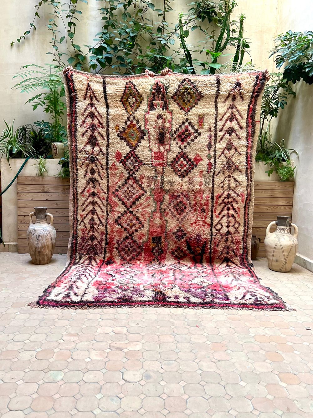 Moroccan Vintage Beni M'Guild Rug 295x190cm