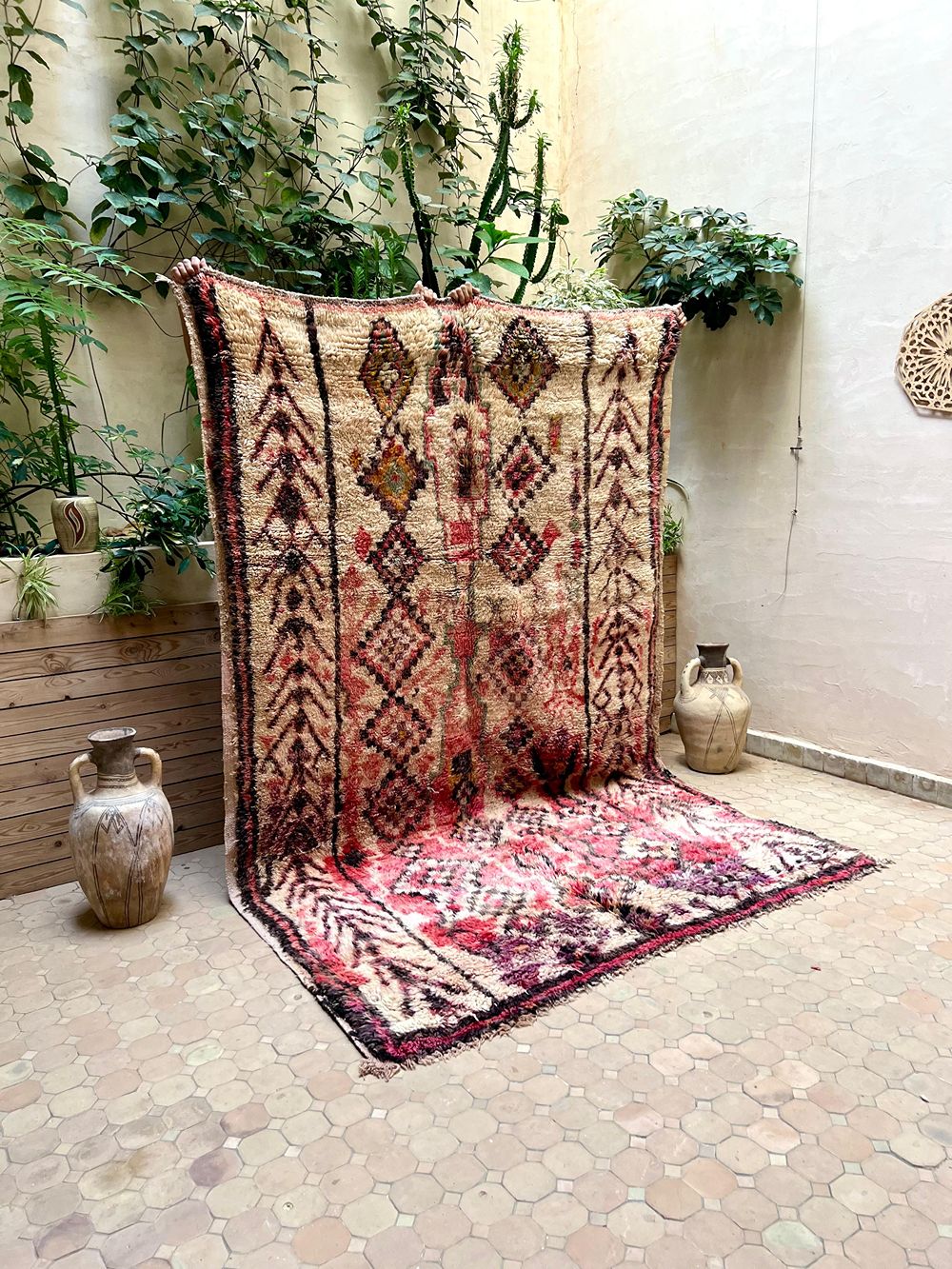Moroccan Vintage Beni M'Guild Rug 295x190cm