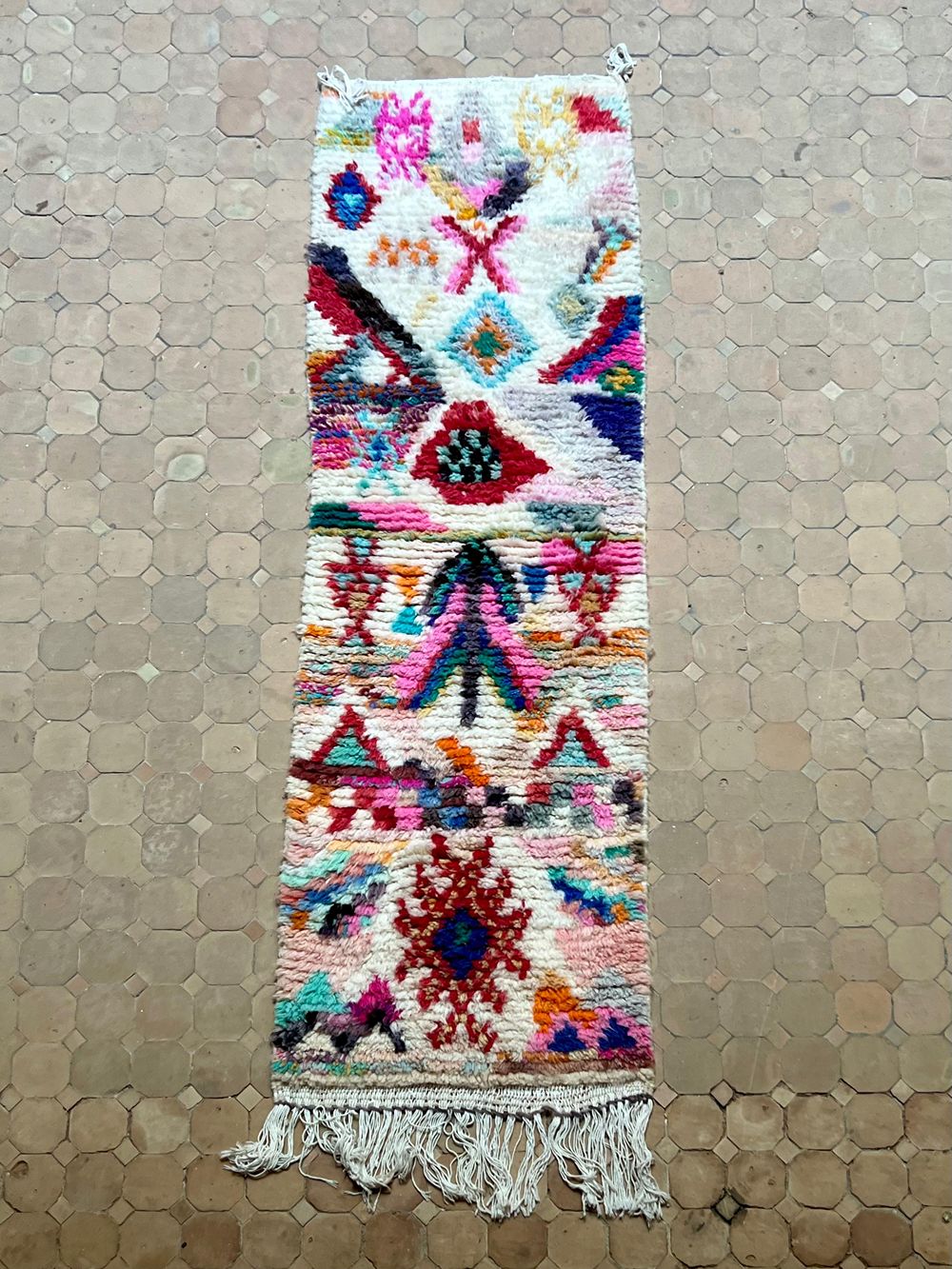 Moroccan Boujaad Runner 210x60cm