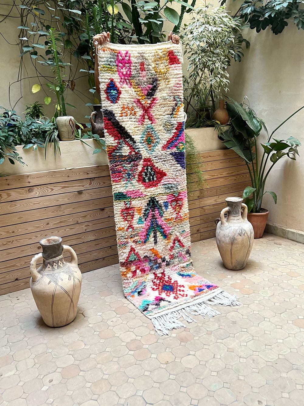 Moroccan Boujaad Runner 210x60cm