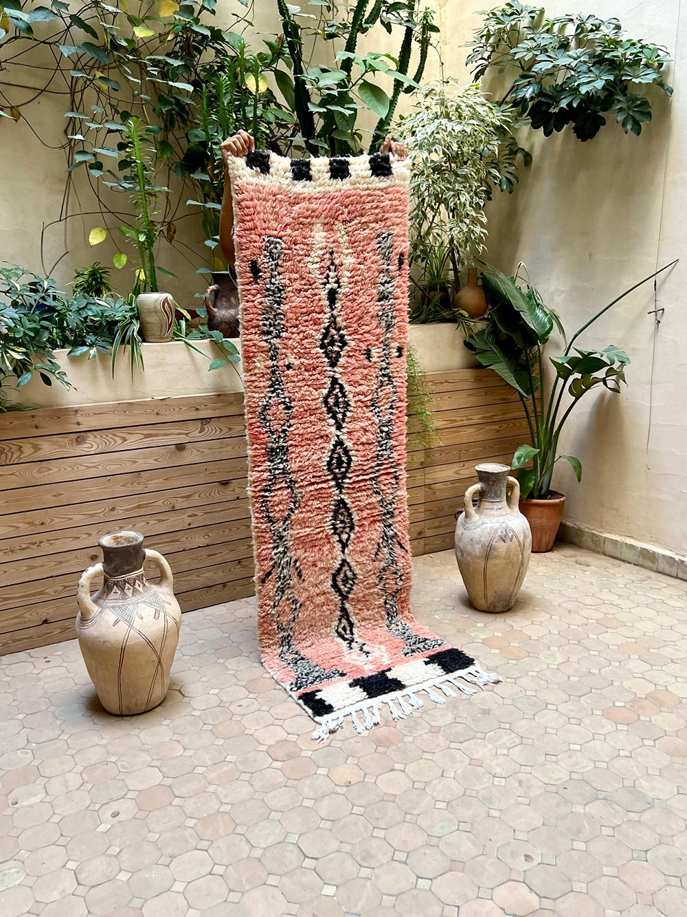 Marokkolainen käytävämatto Boujaad 215x65cm