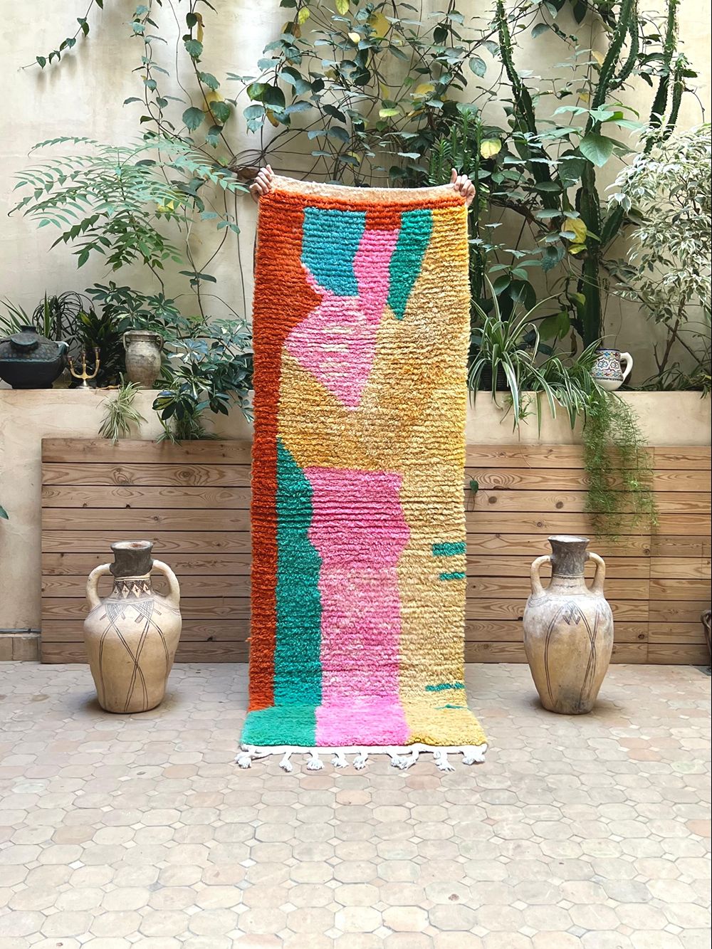 Marokkolainen käytävämatto Boujaad 220x75cm