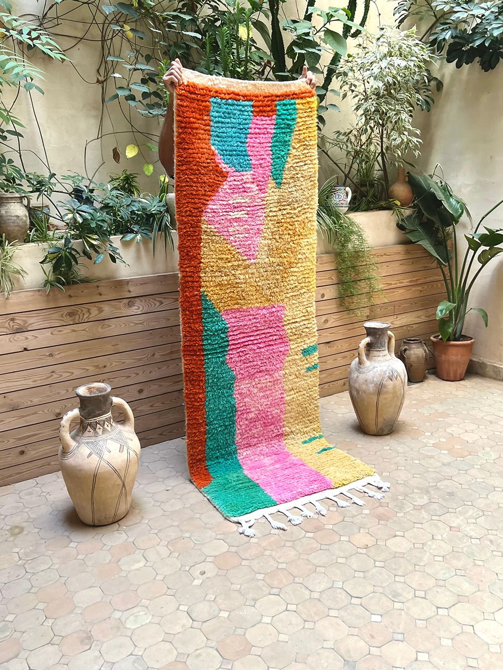 Marokkolainen käytävämatto Boujaad 220x75cm