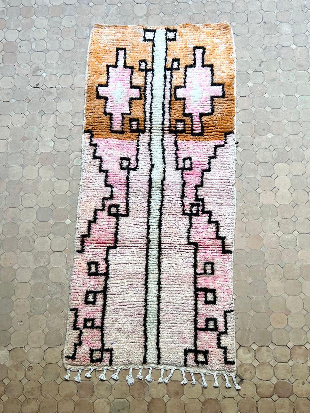 Moroccan Boujaad Runner 235x95cm