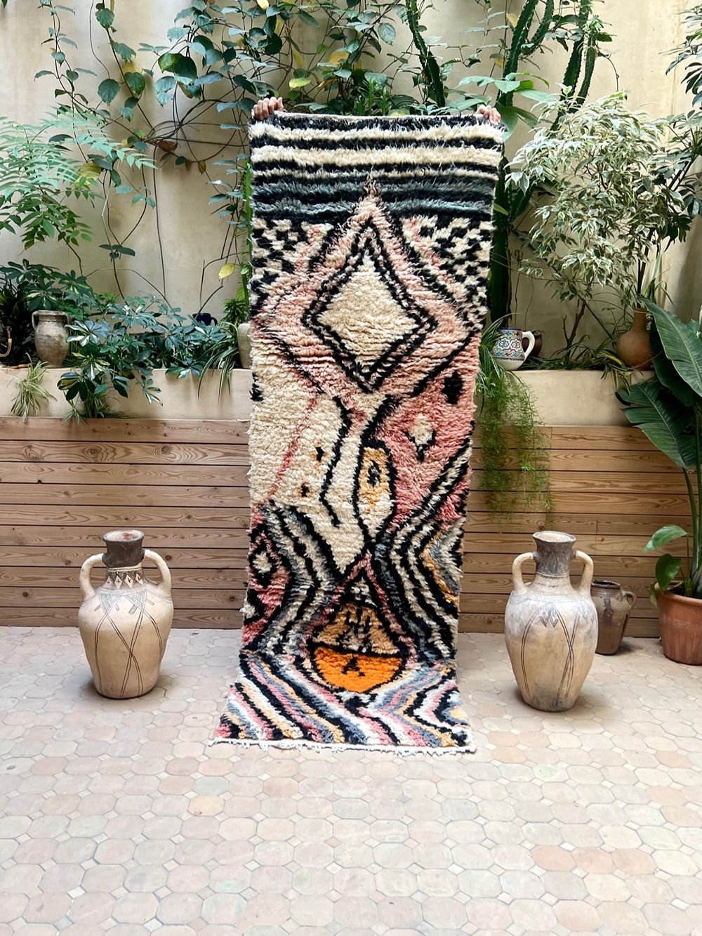 Moroccan Boujaad Runner 240x80cm
