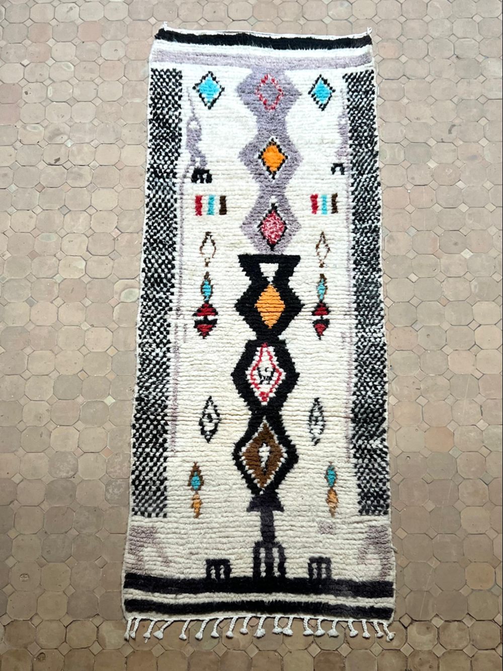 Moroccan Boujaad Runner 240x85cm