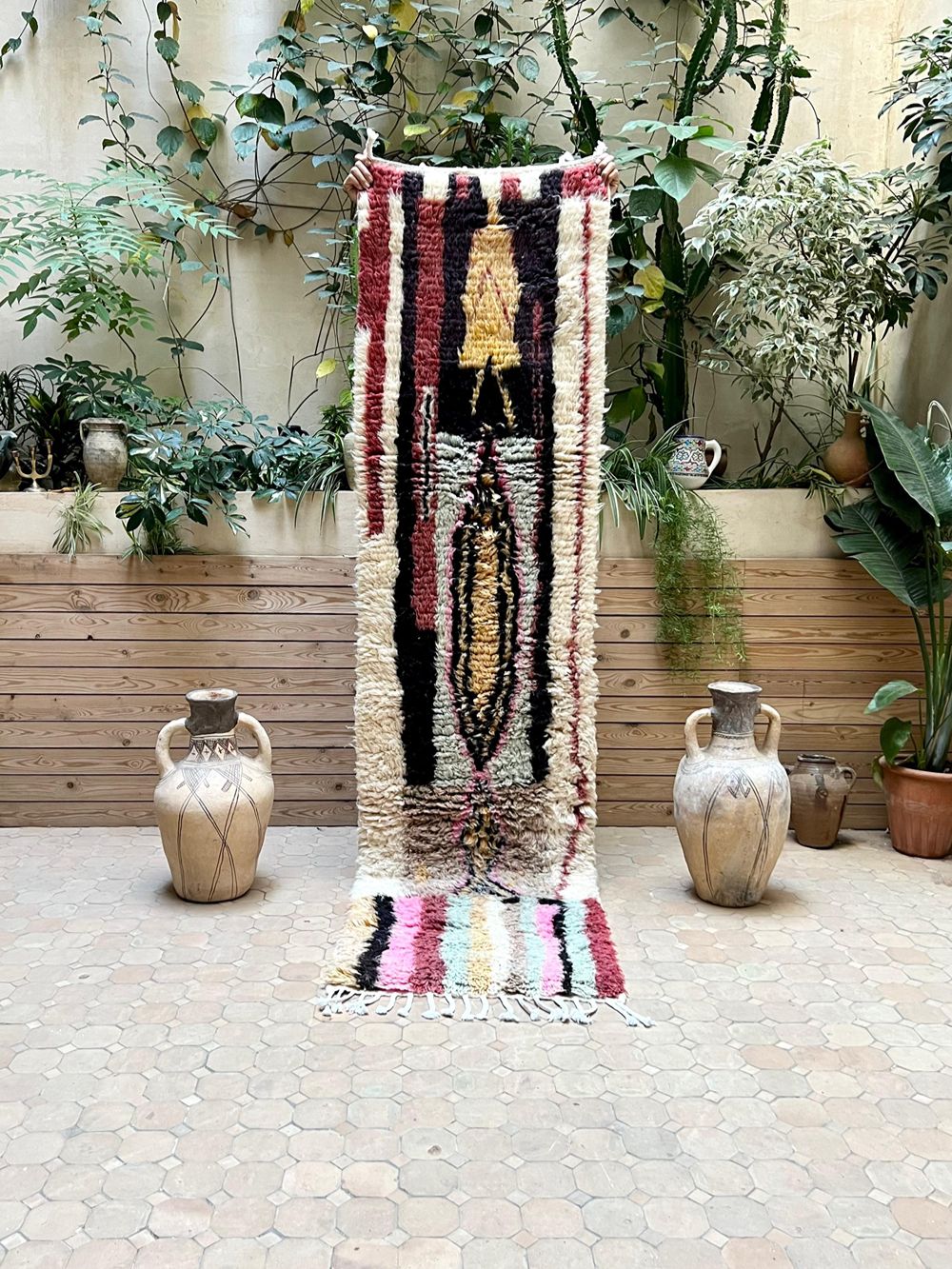 Moroccan Boujaad Runner 260x65cm