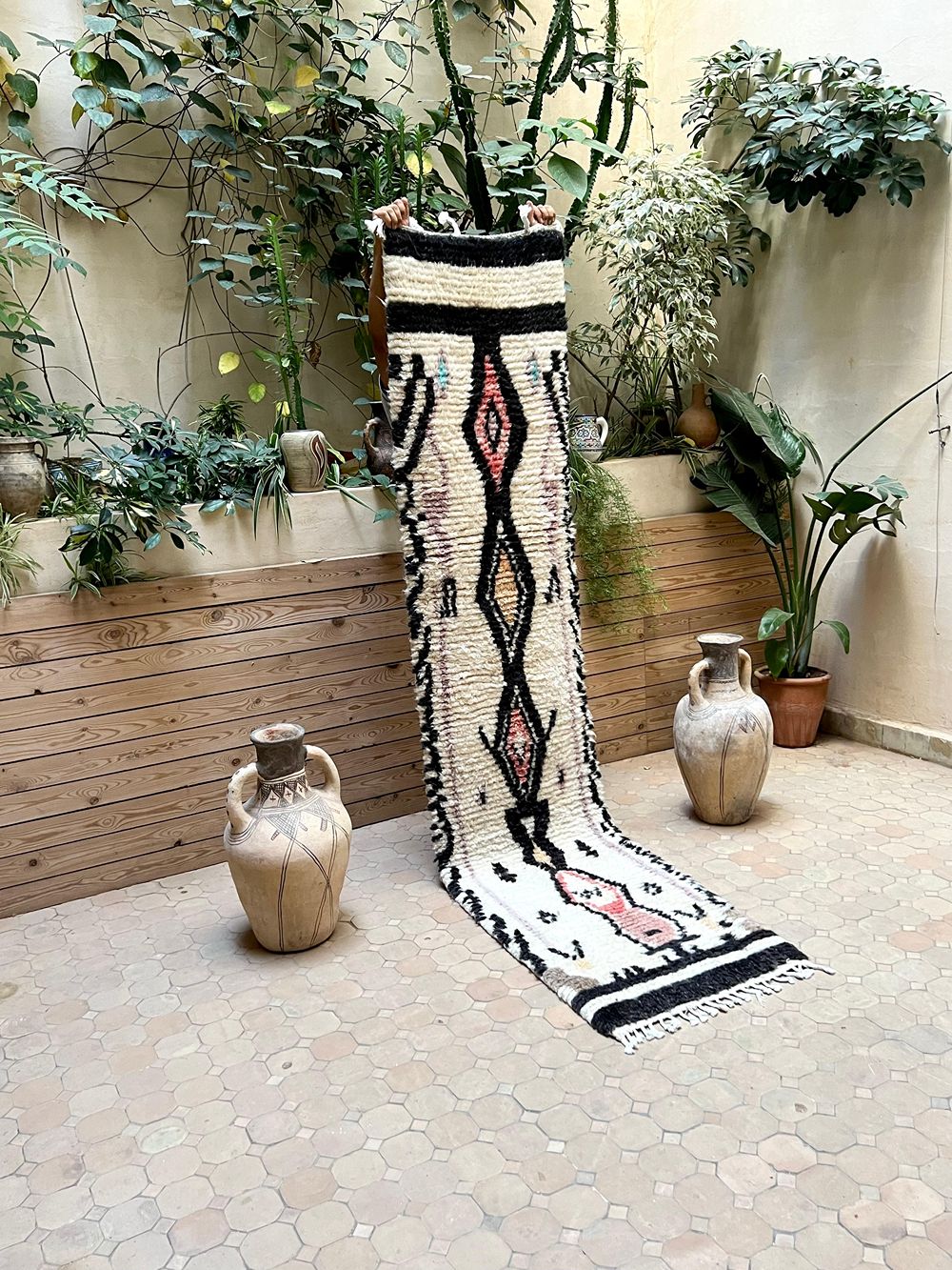 Moroccan Boujaad Runner 265x65cm
