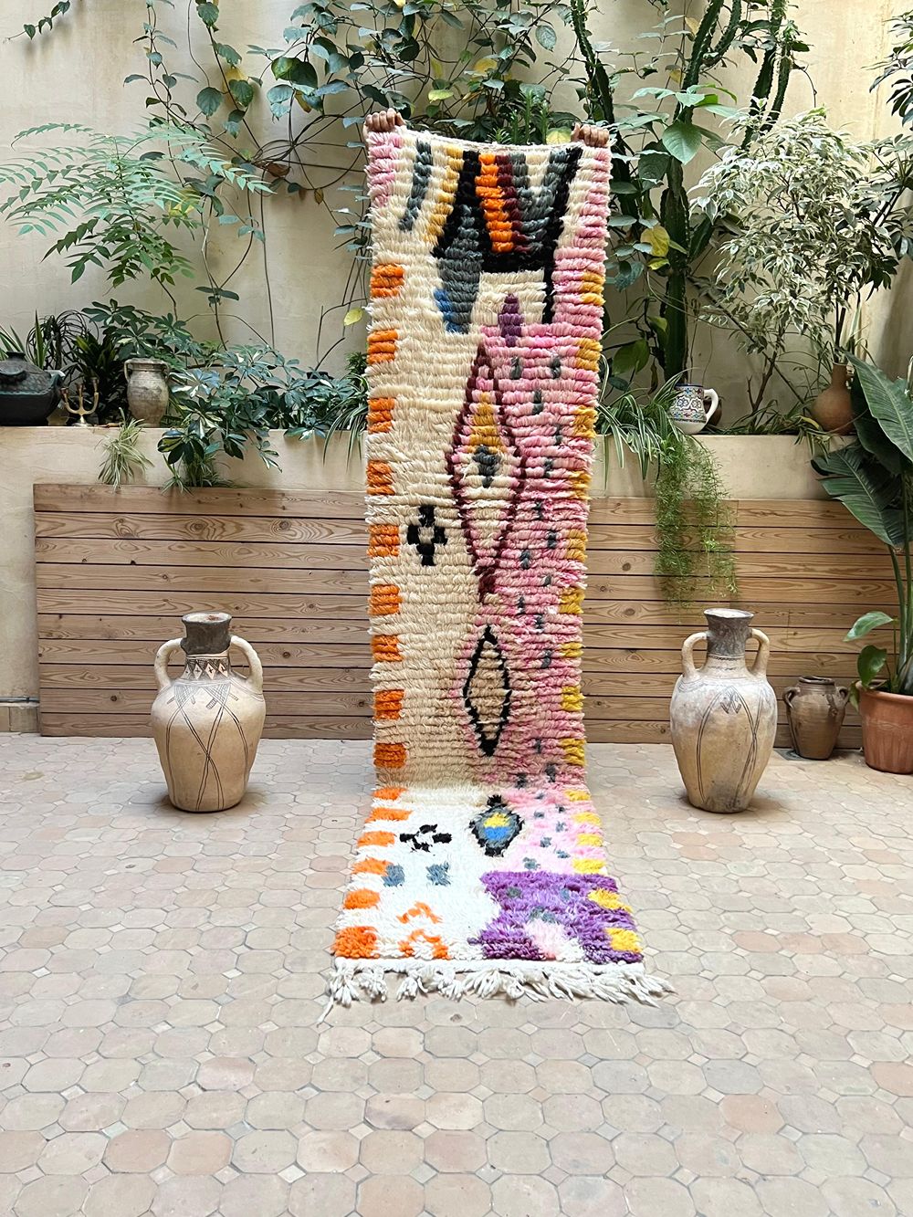 Moroccan Boujaad Runner 290x65cm