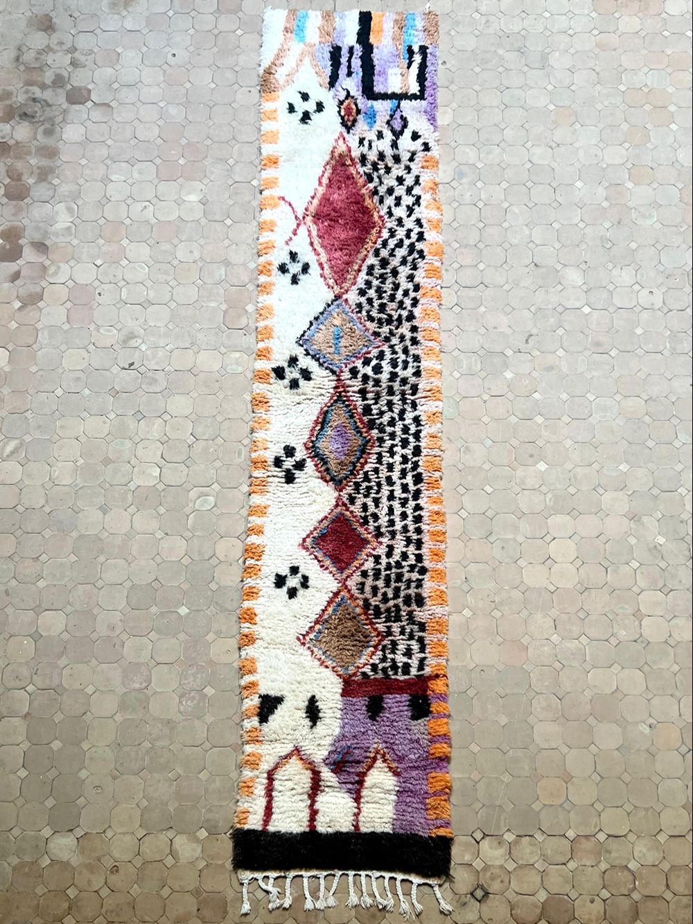Moroccan Boujaad Runner 365x70cm