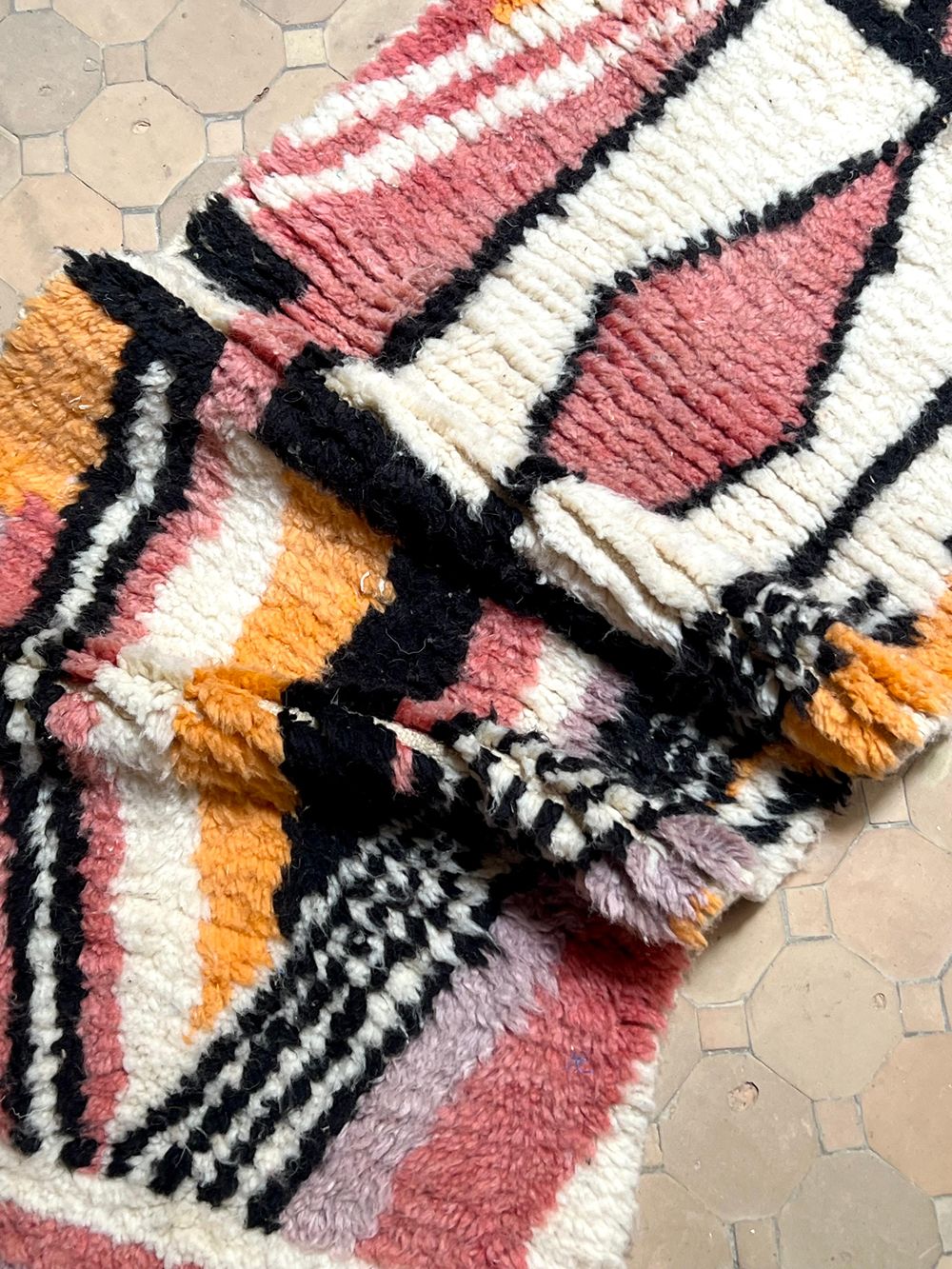 Marokkolainen käytävämatto Boujaad 390x65cm