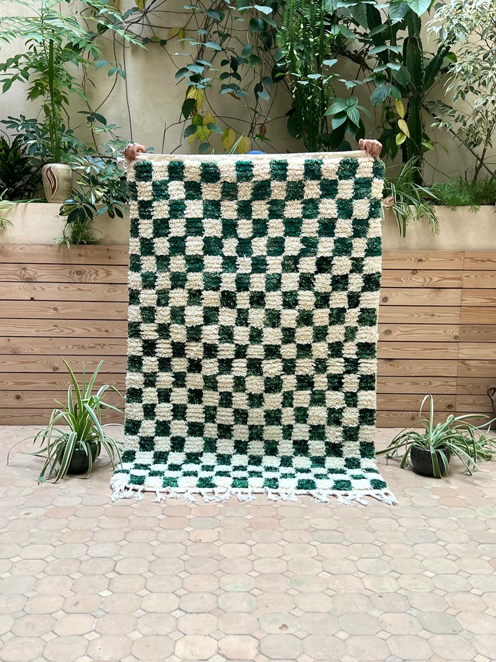 Moroccan Checkered Rug 155x105cm