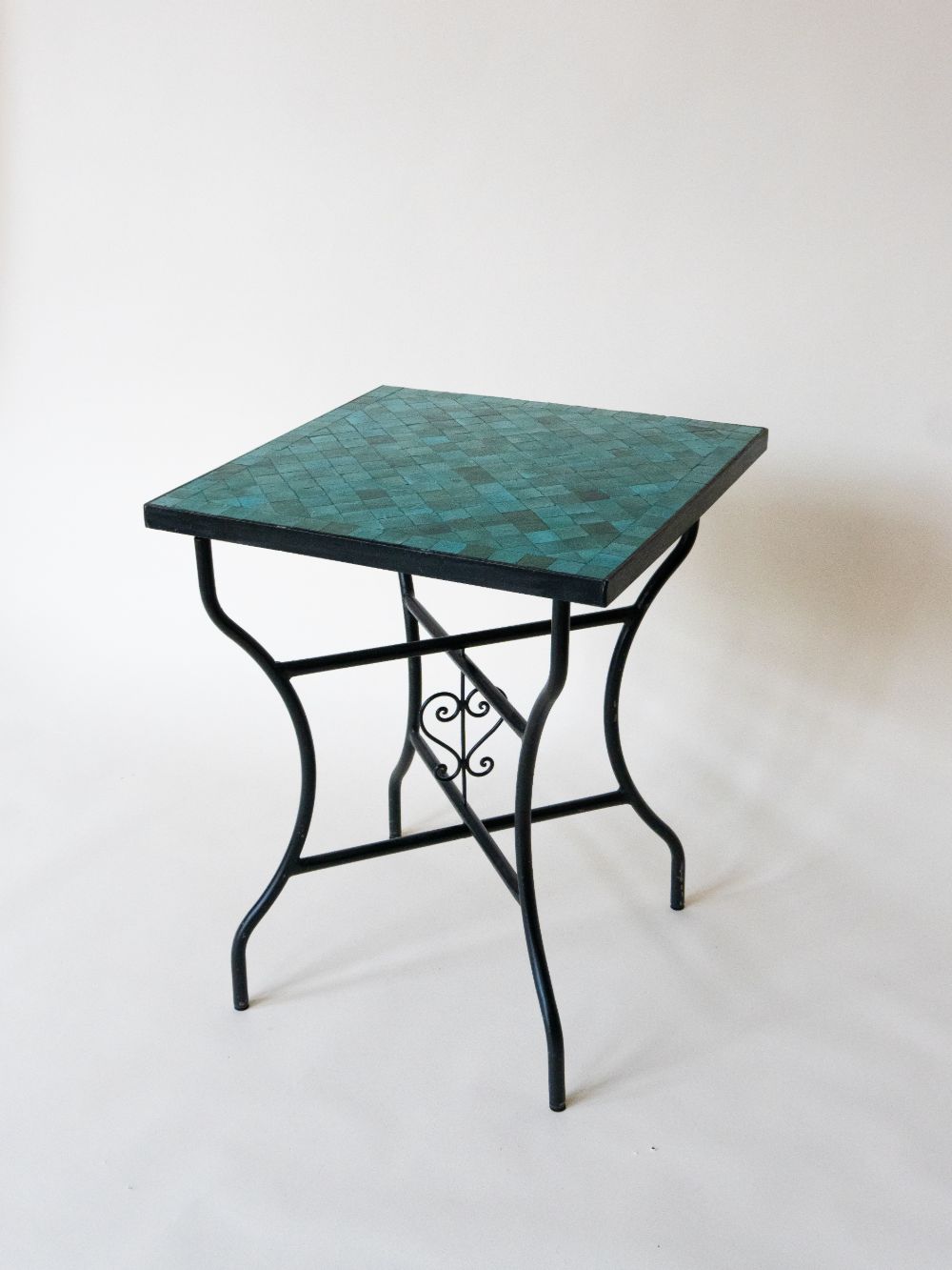 Mosaic Table Emerald Blue