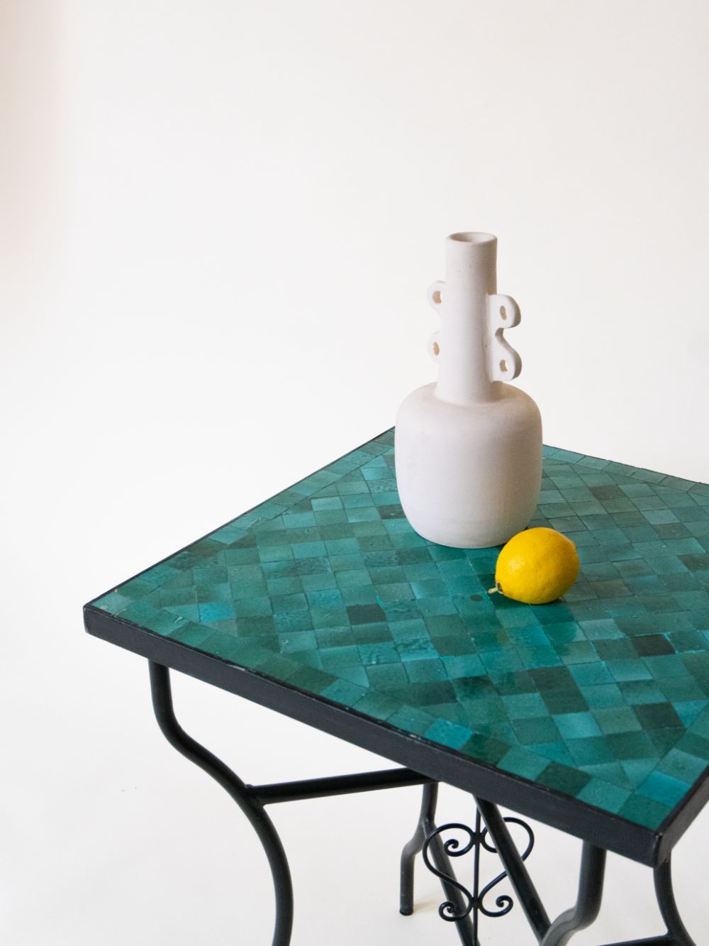 Mosaic Table Emerald Blue