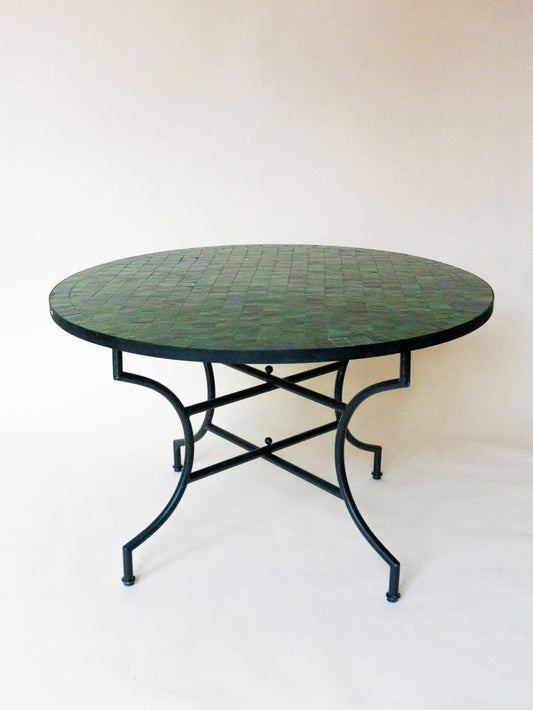 Mosaic Table Green Mint