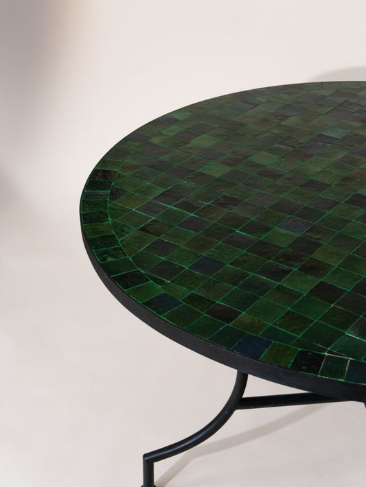 Mosaic Table Green Mint