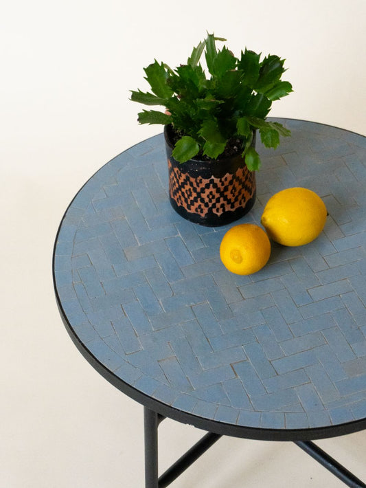 Mosaic Table Blue