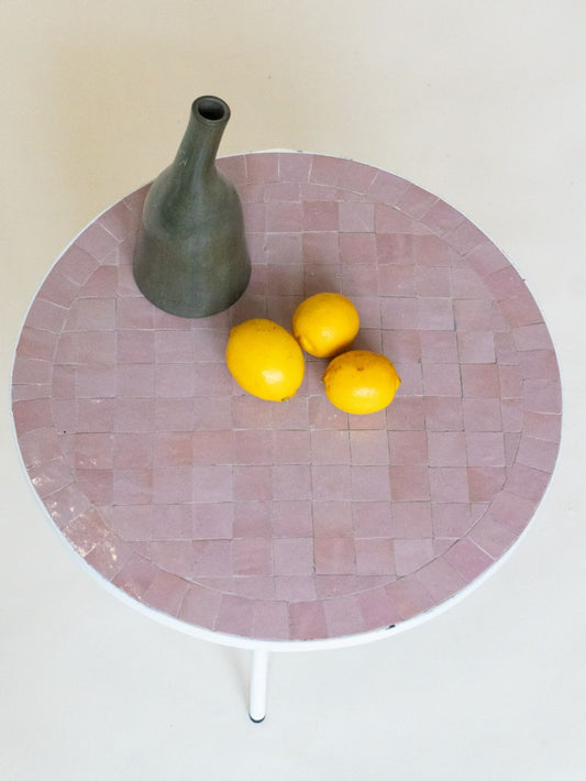 Mosaic Table Pink