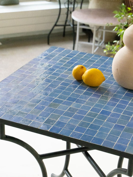 Mosaic Table Blue