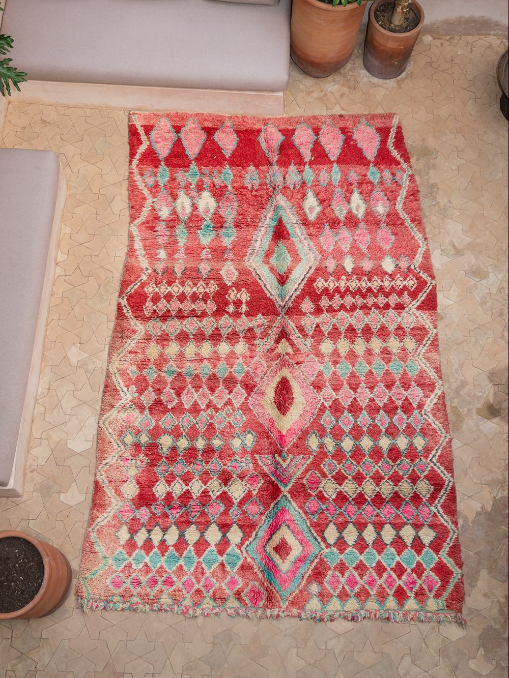 Marokkolainen Boujaad matto 330x210cm