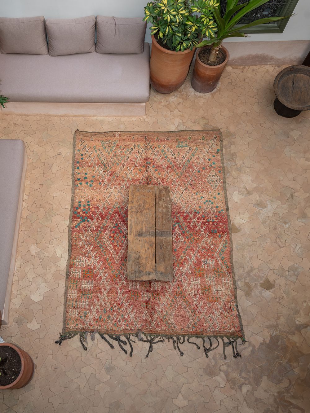 Moroccan Vintage Zayane Rug 250x185cm
