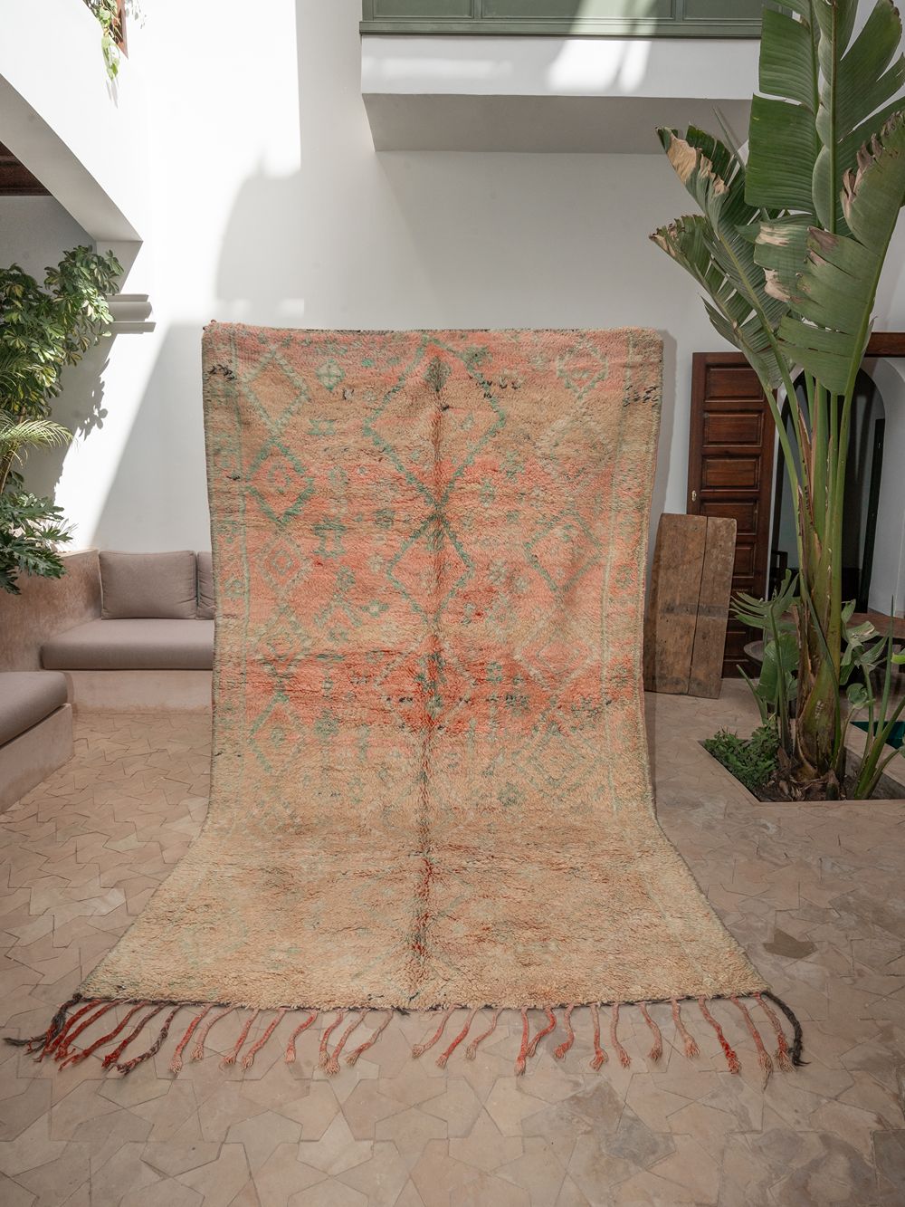 Moroccan Vintage Zayane Rug 295x180cm