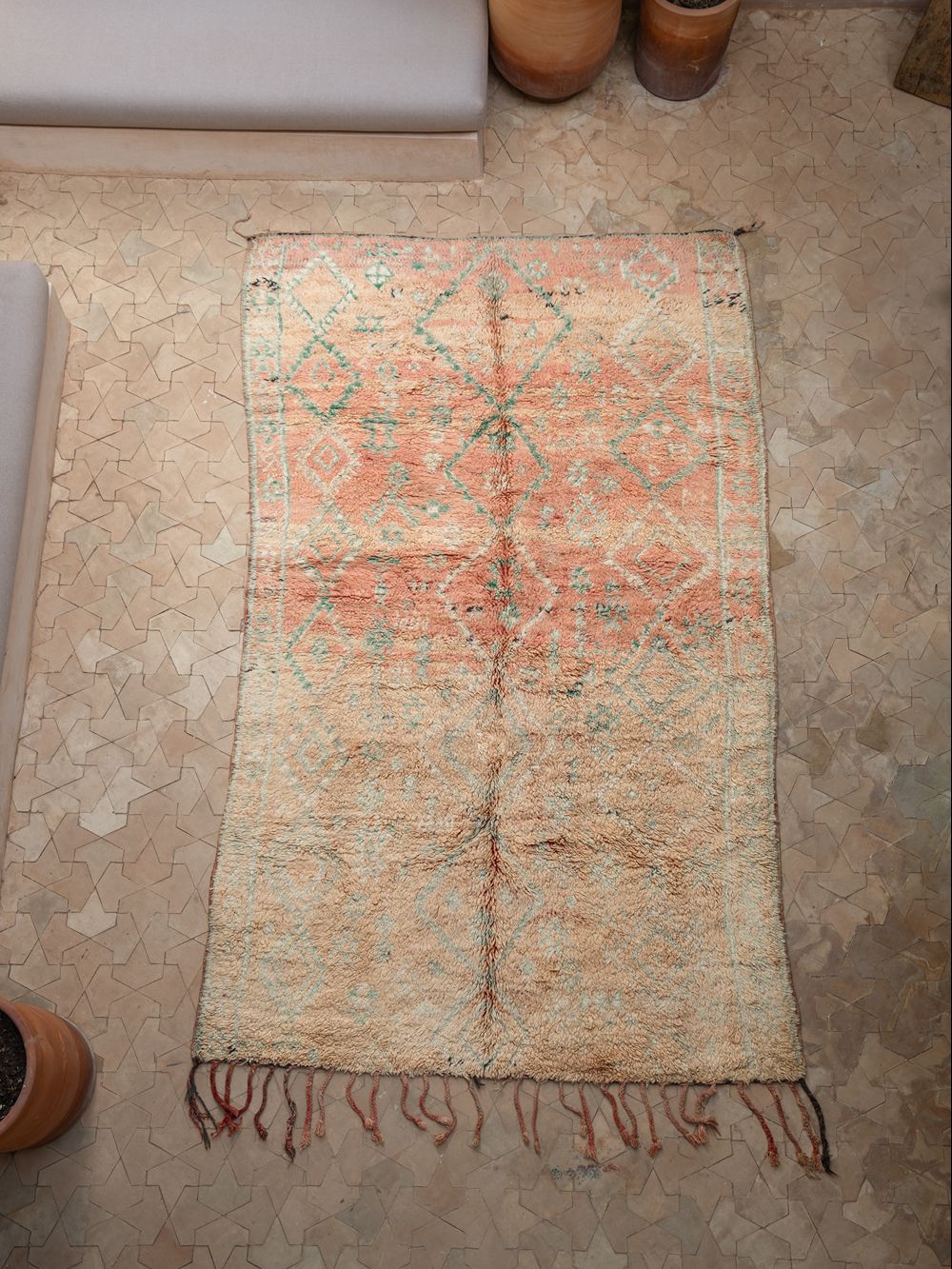 Moroccan Vintage Zayane Rug 295x180cm