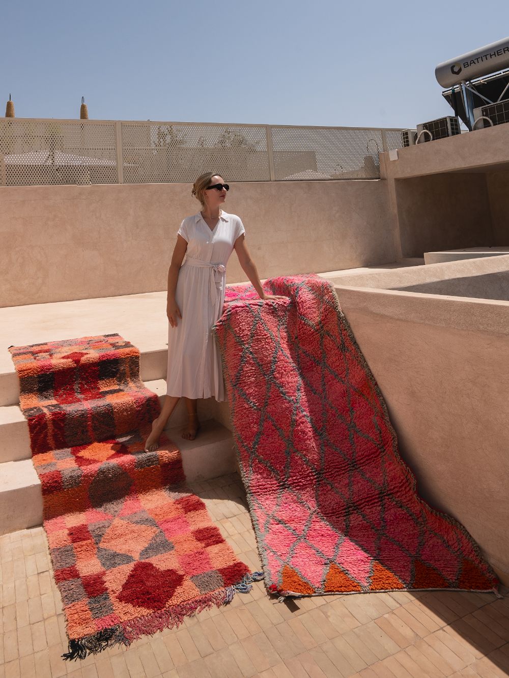 Moroccan Vintage Boujaad Runner Rug 290x80cm
