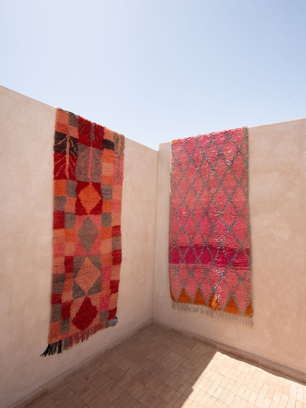 Moroccan Vintage Boujaad Runner Rug 290x95cm
