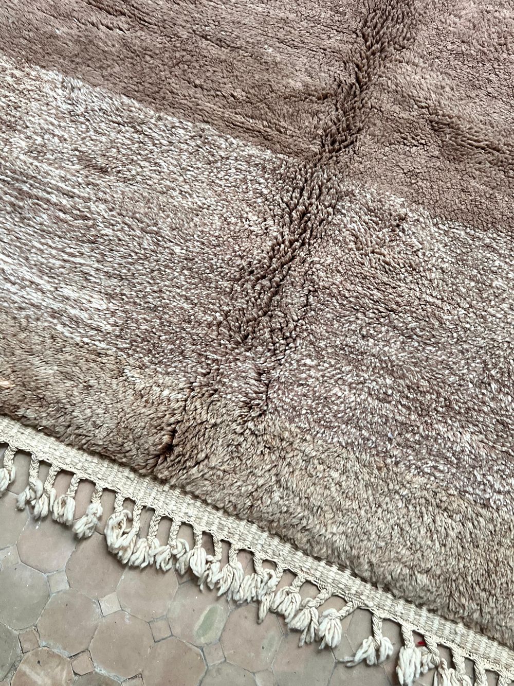 Moroccan Grizzly Bear rug 265x185cm