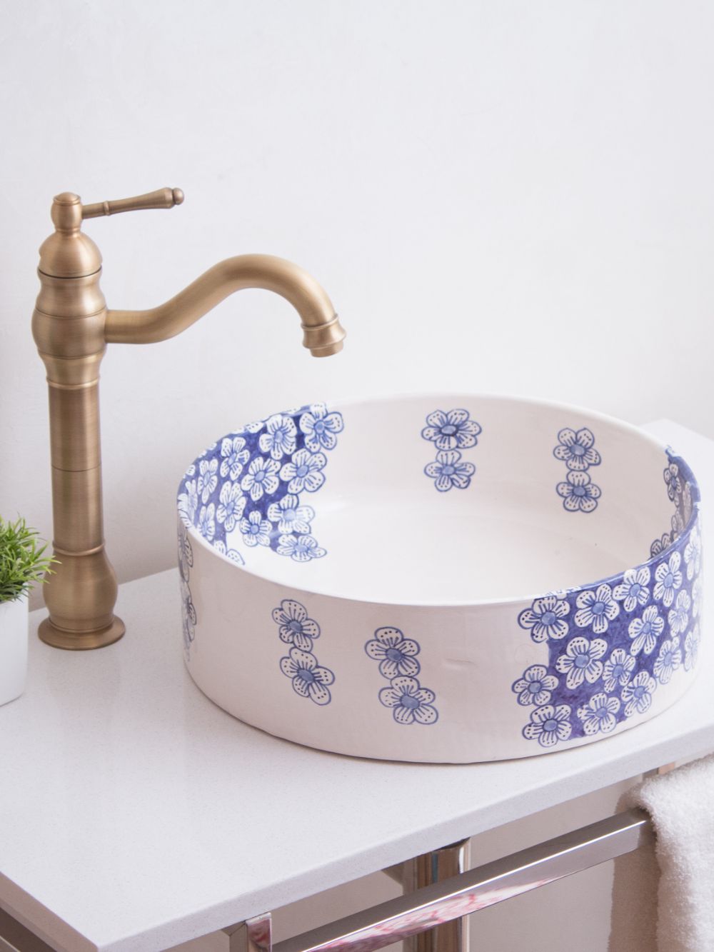 Keraaminen käsienpesuallas - useita kokoja Majorelle Meadow