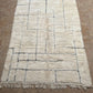 Moroccan Black & White Rug 290x205cm