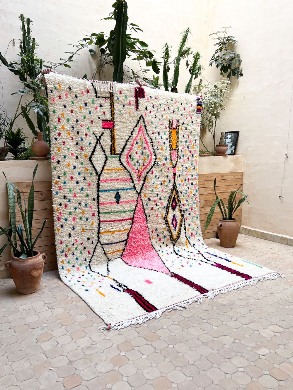 Marokkolainen Azilal-matto 285x185cm