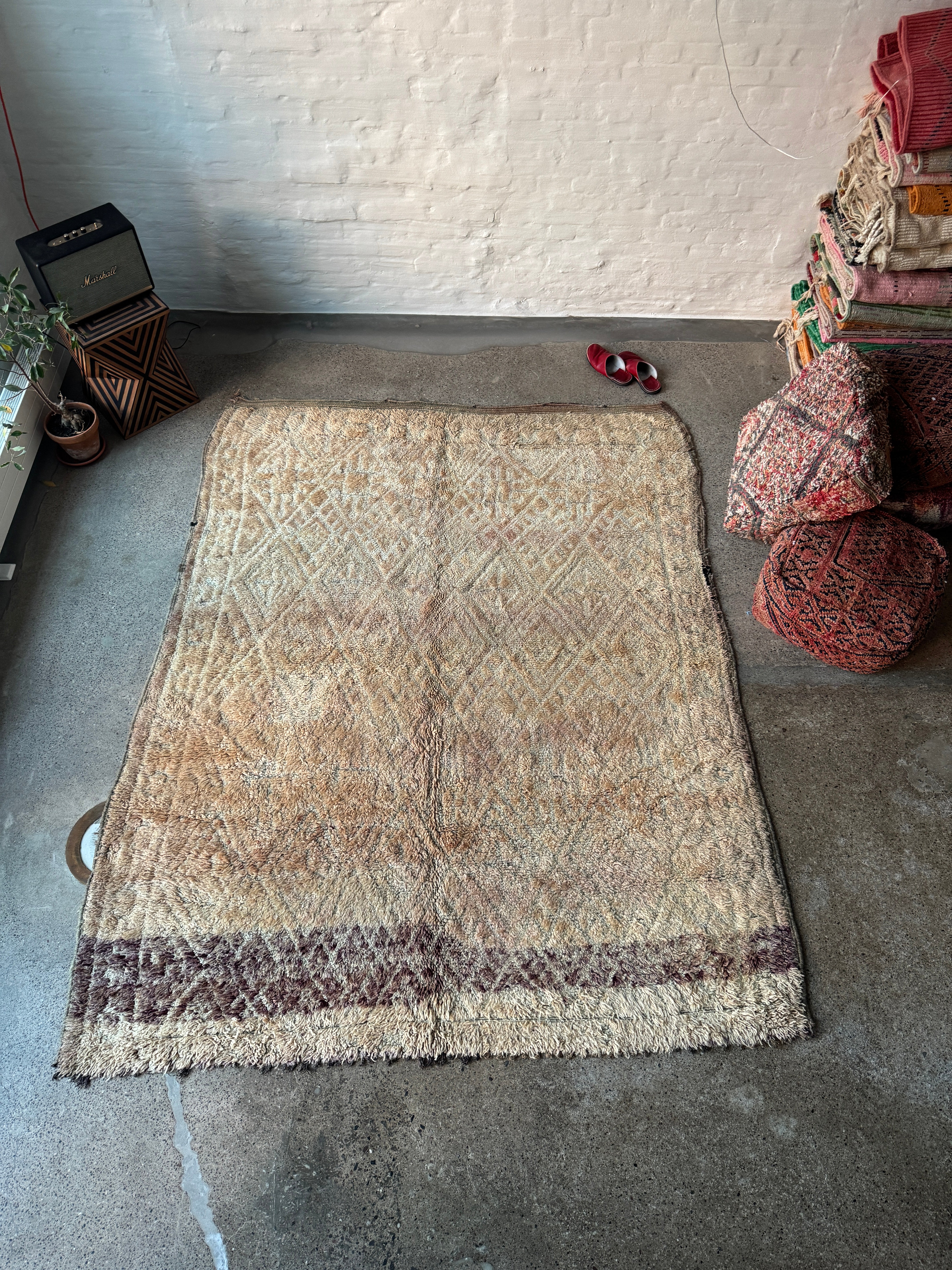 Marokkolainen vintage Zayane matto 270x220cm