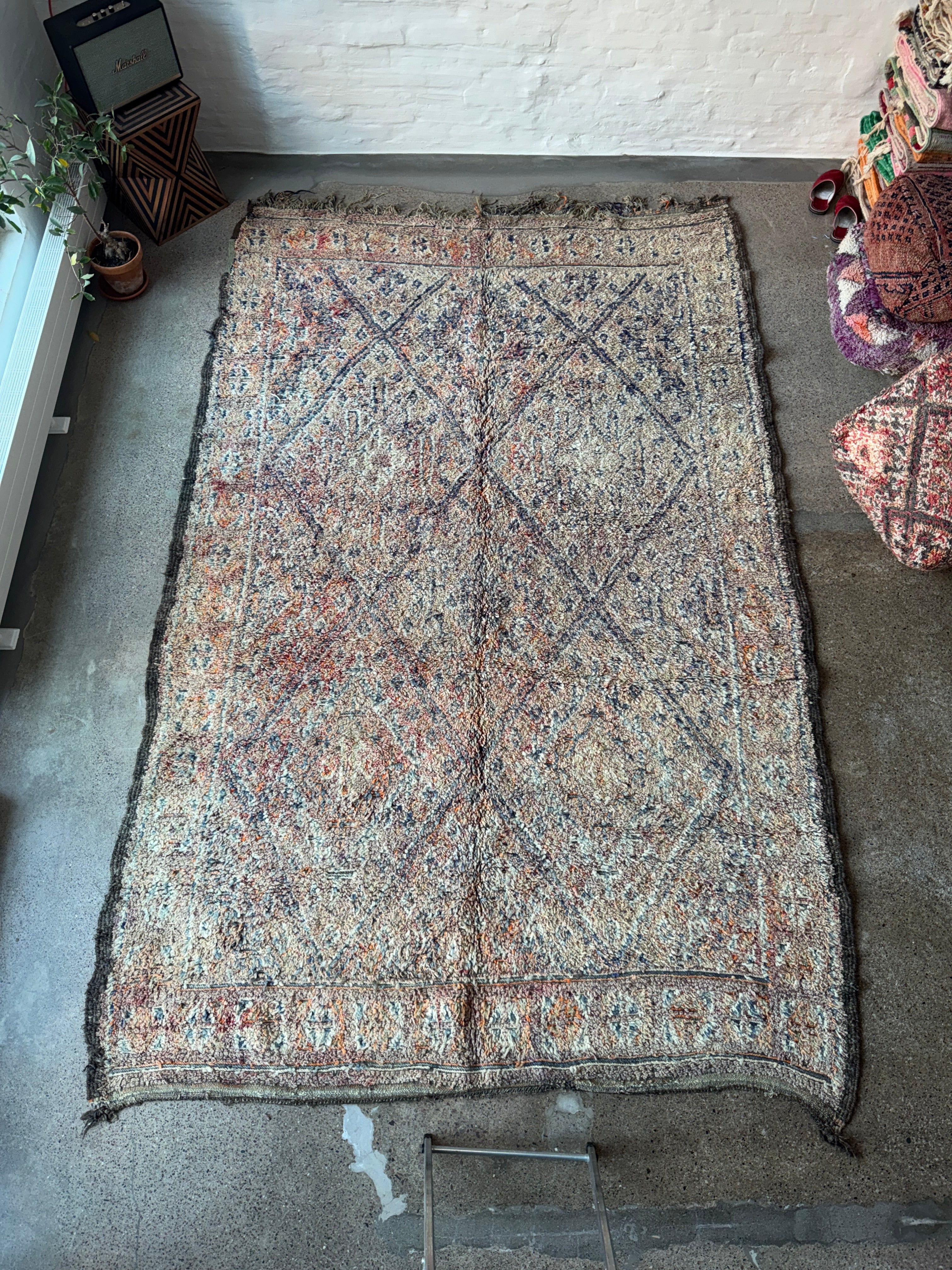 Marokkolainen vintage Zayane matto 350x225cm