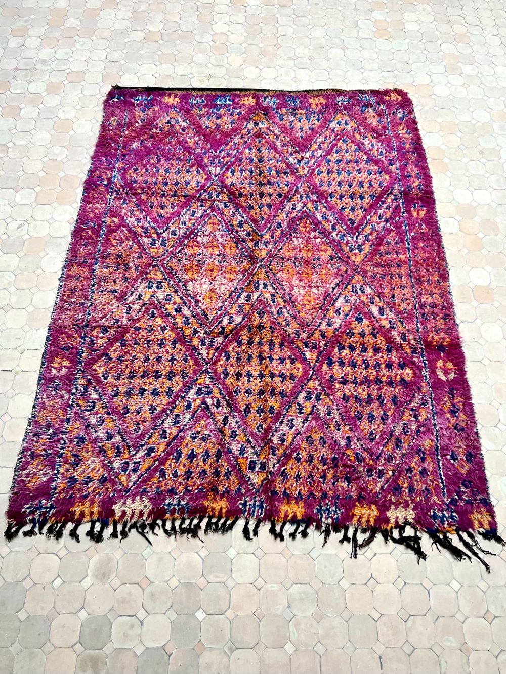 Marokkolainen vintage Zayane matto 235x175cm