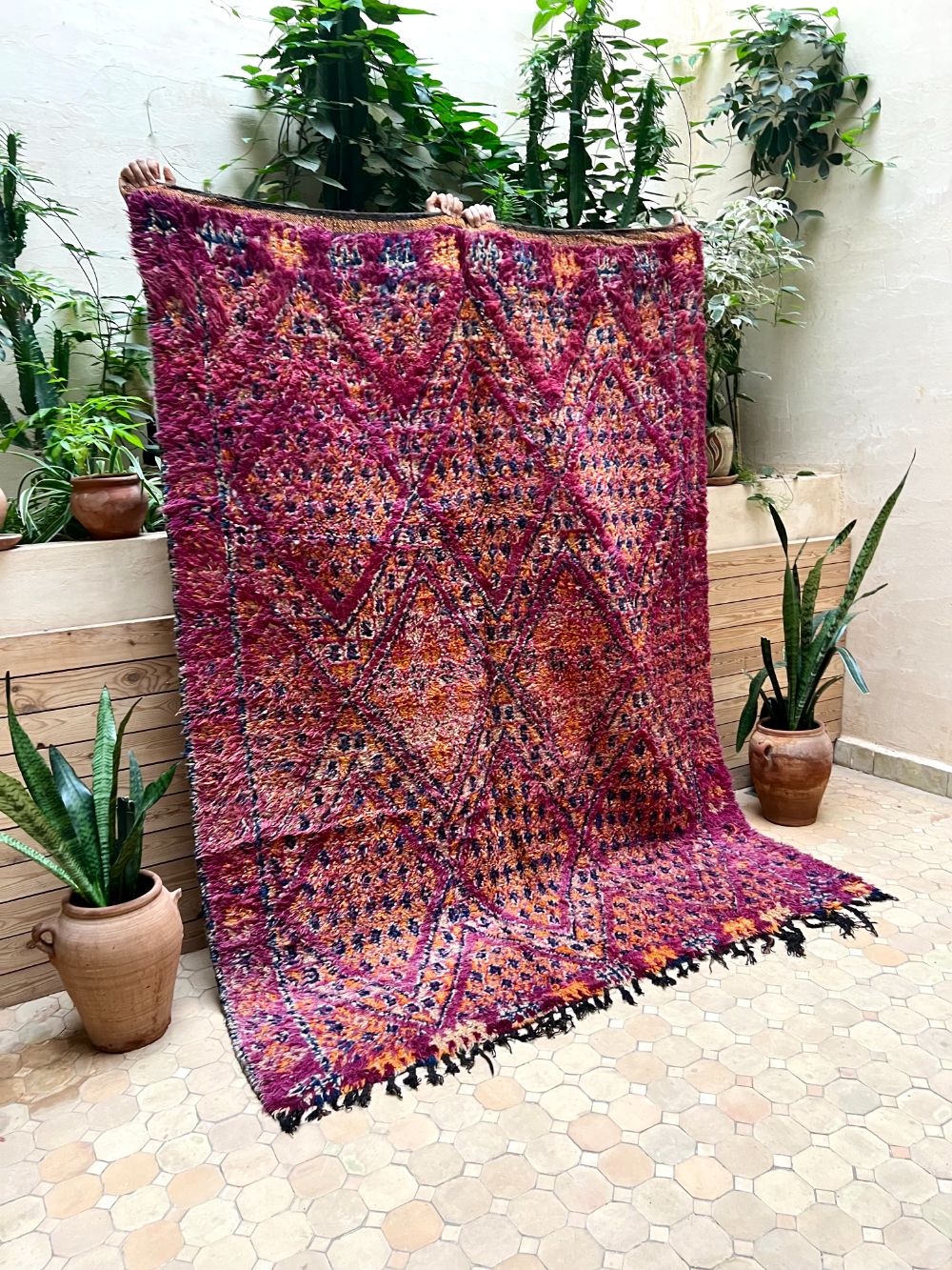 Marokkolainen vintage Zayane matto 235x175cm