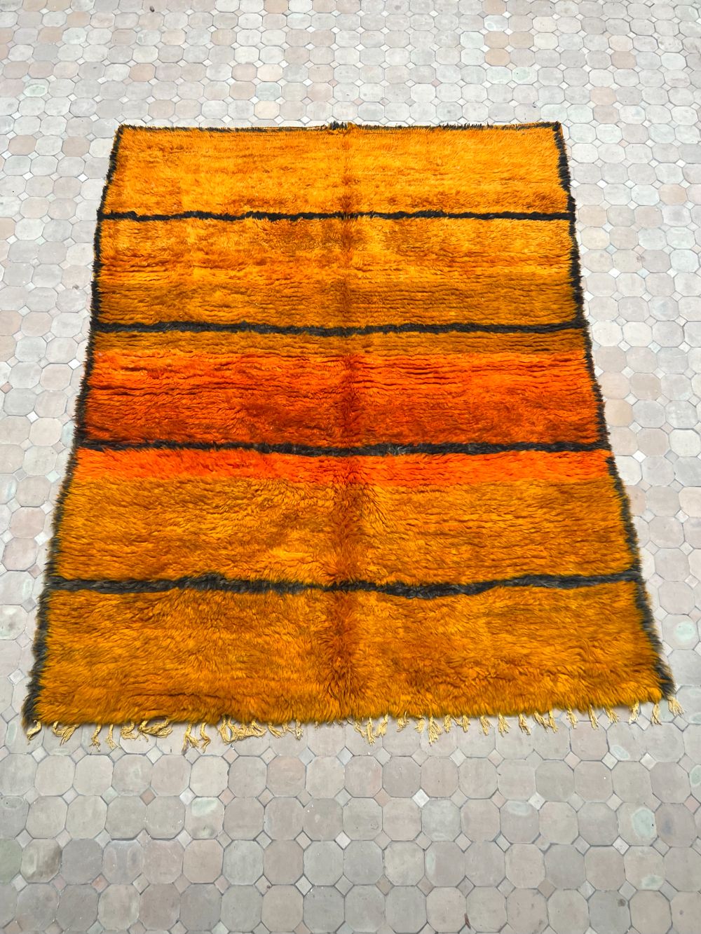 Marokkolainen vintage Boujaad matto 215x160cm