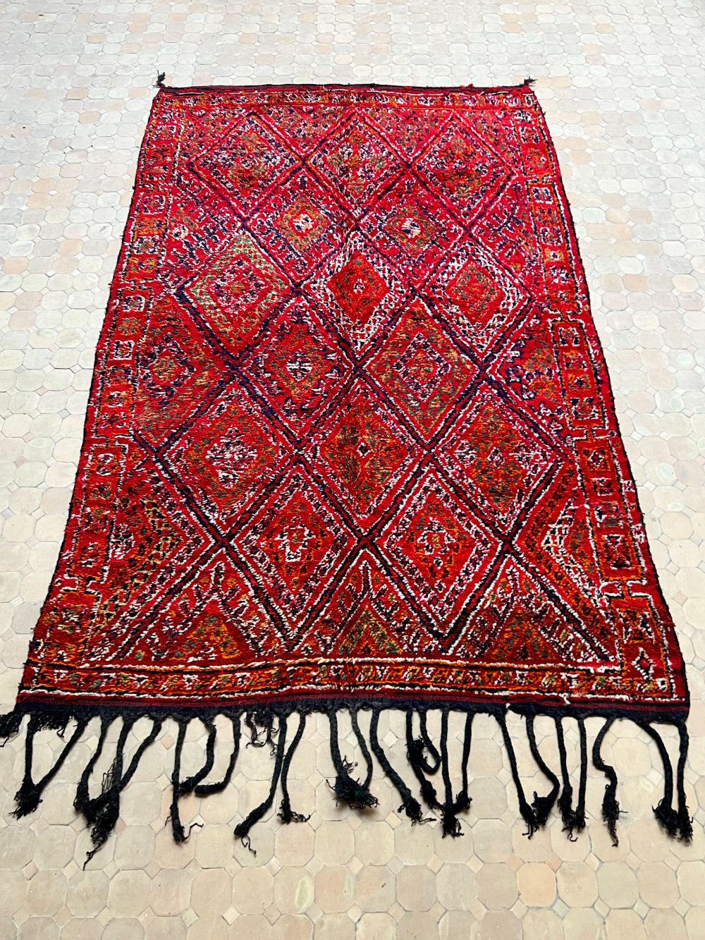 Marokkolainen vintage Zayane matto 300x185cm