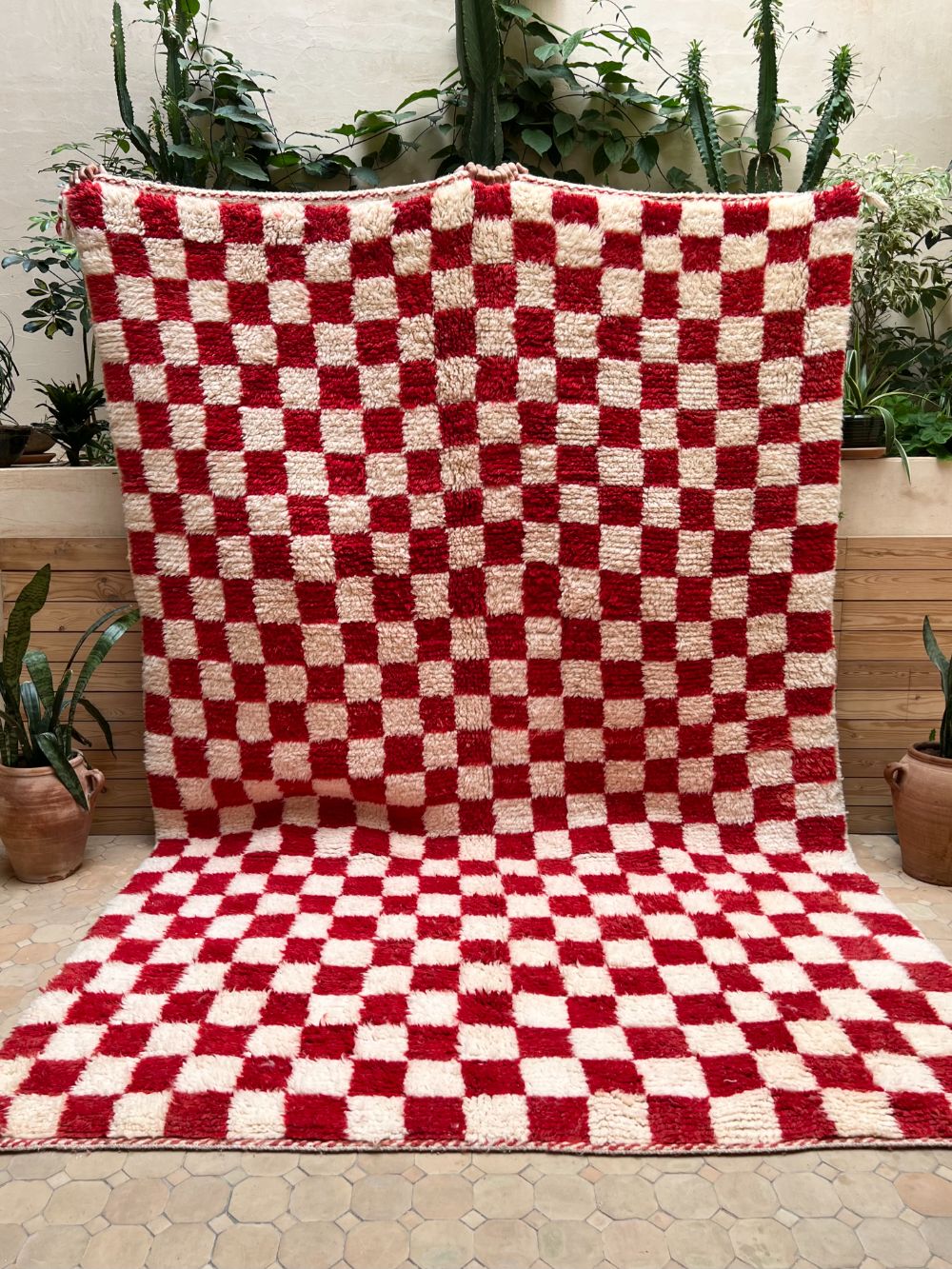 Moroccan Checkered Rug 305x200cm